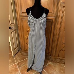 Pinstripe jumpsuit